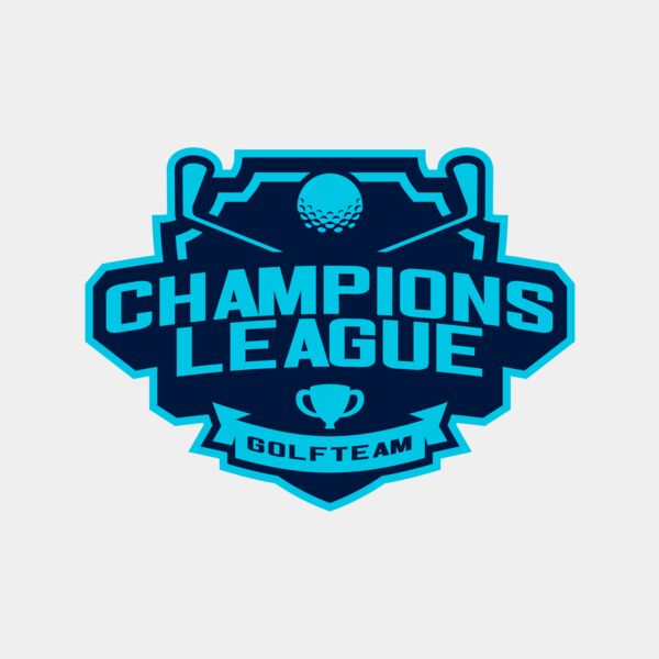 Champions League Golf Team logo template Thumbnail